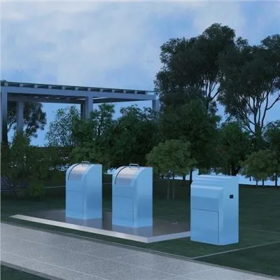 Pilsētas pazemes atkritumu konteiners